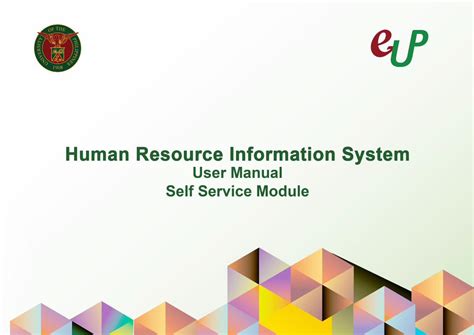 Doc Ref: eUP HRIS User Manual v 1 .